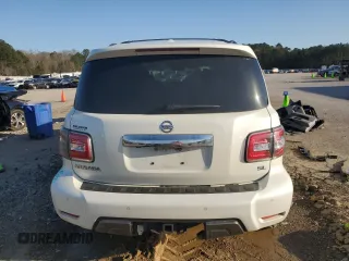 2019 Nissan Armada SL with VIN JN8AY2ND8KX009550, listed as a Copart auction lot 48514635 with 158,707 mi miles and Salvage Title. Bid and sale history available at carsss.com. Image 6.