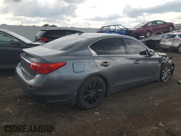 2017 Infiniti Q50 Premium with VIN JN1EV7AP6HM731468, listed as a Copart auction lot 61979495 with 118,166 mi miles and Clean title. Bid and sale history available at DreamBid. Image 3.