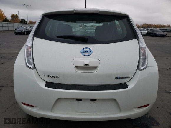 2017 Nissan LEAF SL with VIN 1N4BZ0CP0HC311984, listed as a Copart auction lot 77020874 with 58,326 mi miles and Salvage Title. Bid and sale history available at carsss.com. Image 6.