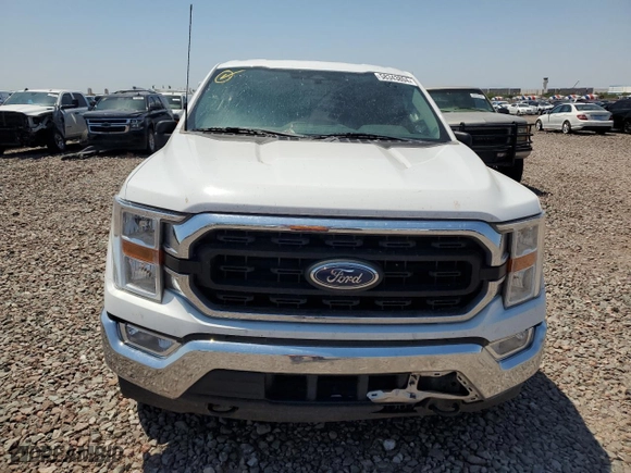 2022 Ford F-150 XL with VIN 1FTEW1EP7NKD51600, listed as a Copart auction lot 58343804 with 80,891 mi miles and Salvage Title. Bid and sale history available at carsss.com. Image 5.