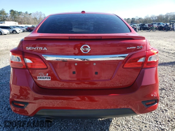 2017 Nissan Sentra SR with VIN 3N1AB7AP6HY260068, listed as a Copart auction lot 47609675 with 73,911 mi miles and Salvage Title. Bid and sale history available at DreamBid. Image 6.