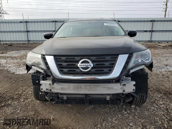 2019 Nissan Pathfinder S with VIN 5N1DR2MM5KC599006, listed as a Copart auction lot 44406955 with 89,593 mi miles and Salvage Title. Bid and sale history available at carsss.com. Image 5.