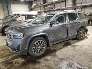 2020 GMC Acadia Denali with VIN 1GKKNXLS1LZ160795, listed as a Copart auction lot 43526675 with 62,731 mi miles and Salvage Title. Bid and sale history available at carsss.com. Image 1.