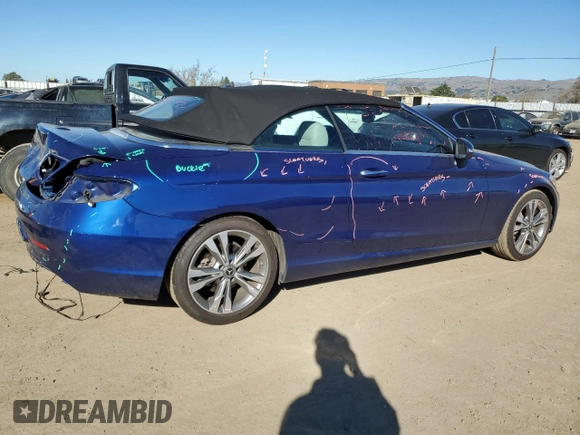 2018 Mercedes-Benz C 300 with VIN WDDWK4JB9JF599075, listed as a Copart auction lot 88006825 with 47,615 mi miles and Salvage Title. Bid and sale history available at DreamBid. Image 3.