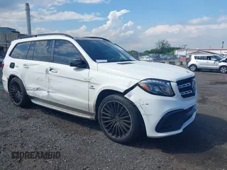 2017 Mercedes-Benz GLS 63 AMG z VIN 4JGDF7FE0HA787335, wystawiony jako IAAI lot #42229987 z przebiegiem 90 362 mil mil oraz . Historia ofert i sprzedaży dostępna na DreamBid. Obrazek 1.