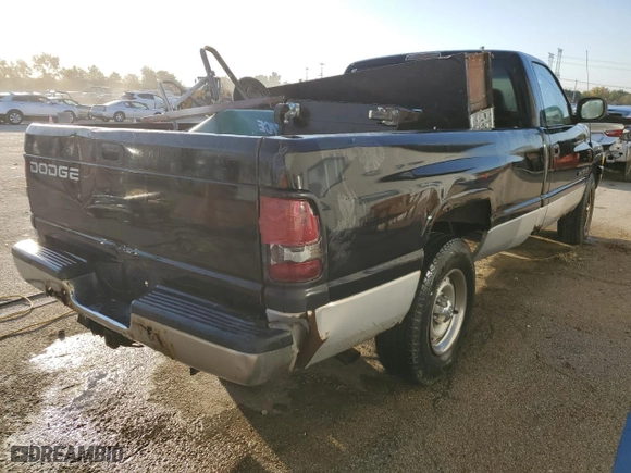 2001 Dodge Ram 1500 with VIN 1B7HC16Z21S719200, listed as a Copart auction lot 75506184 with 163,067 mi miles and Salvage Title. Bid and sale history available at carsss.com. Image 3.