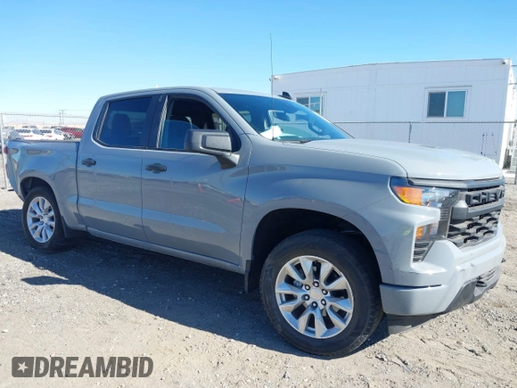 2024 Chevrolet Silverado 1500 Custom with VIN 1GCPABEK9RZ232509, listed as a IAAI auction lot 40923116 with 12,719 mi miles and . Bid and sale history available at DreamBid. Image 1.