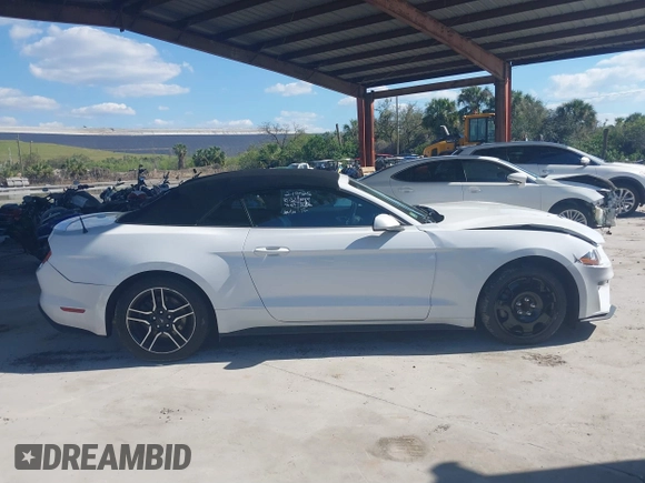 2022 Ford Mustang EcoBoost with VIN 1FATP8UH6N5107464, listed as a IAAI auction lot 41683650 with 57,061 mi miles. Bid and sale history available at carsss.com. Image 12.