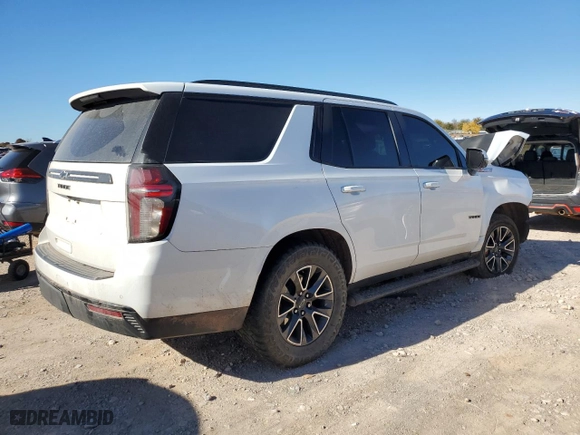 2021 Chevrolet Tahoe Z71 with VIN 1GNSKPKD3MR117317, listed as a Copart auction lot 81574054 with 130,976 mi miles and Salvage Title. Bid and sale history available at carsss.com. Image 3.