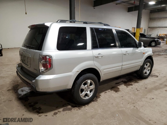 2006 Honda Pilot EX-L with RES with VIN 2HKYF18636H507440, listed as a Copart auction lot 47067815 with 0 mi miles and Salvage Title. Bid and sale history available at carsss.com. Image 3.