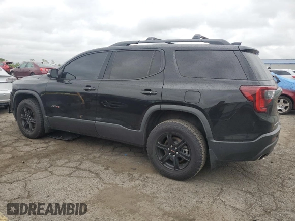 2021 GMC Acadia AT4 with VIN 1GKKNLLS5MZ168635, listed as a Copart auction lot 55988445 with 106,777 mi miles and Salvage title. Bid and sale history available at DreamBid. Image 2.