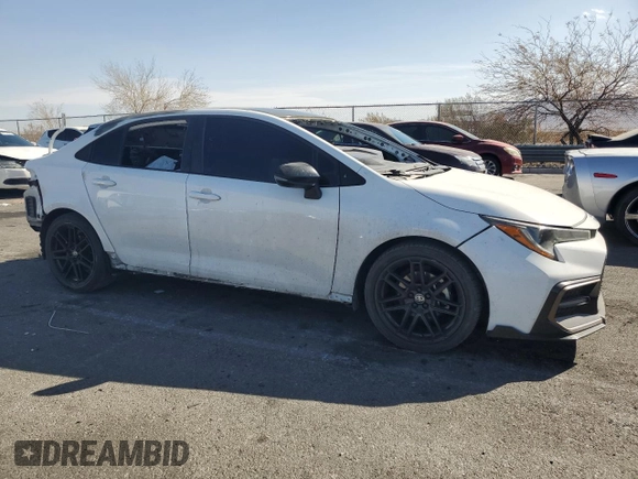 2021 Toyota Corolla SE with VIN 5YFM4MCE6MP072482, listed as a Copart auction lot 43141855 with 67,082 mi miles and Salvage Title. Bid and sale history available at carsss.com. Image 4.