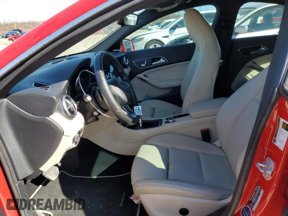 2017 Mercedes-Benz CLA with VIN WDDSJ4EB6HN436864, listed as a Copart auction lot 40863233 with 99,349 mi miles. Bid and sale history available at carsss.com. Image 7.