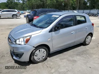 2019 Mitsubishi Mirage ES z VIN ML32A3HJ0KH007185, wystawiony jako Copart lot #60720145 z przebiegiem 33 770 mil mil oraz Nie do naprawy • Non repairable. Historia ofert i sprzedaży dostępna na DreamBid. Obrazek 1.