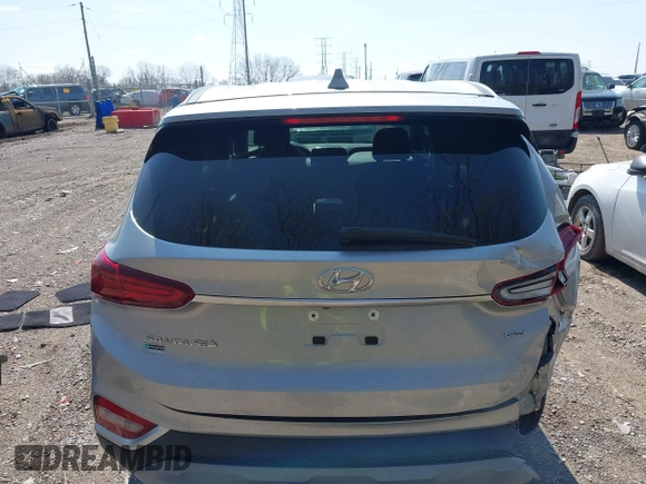 2020 Hyundai Santa Fe SEL with VIN 5NMS3CADXLH224352, listed as a IAAI auction lot 41912453 with 106,684 mi miles and . Bid and sale history available at DreamBid. Image 6.