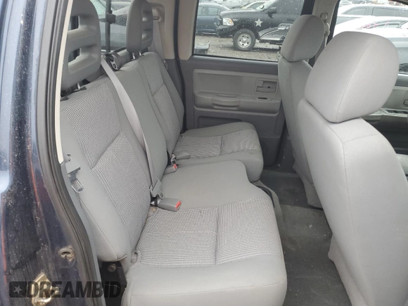 2007 Dodge Dakota SLT with VIN 1D7HE48K27S121781, listed as a Copart auction lot 43204335 with 157,654 mi miles and Salvage Title. Bid and sale history available at DreamBid. Image 10.