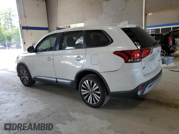 2019 Mitsubishi Outlander ES with VIN JA4AZ3A36KZ048504, listed as a Copart auction lot 59570195 with 92,473 mi miles and Salvage title. Bid and sale history available at DreamBid. Image 2.