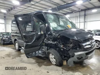 2011 Mercedes-Benz Sprinter Passenger with VIN WDZPE7CC6B5525097, listed as a Copart auction lot 83115424 with Not Provided miles and Non Repairable. Bid and sale history available at carsss.com. Image 4.