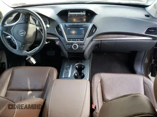 2019 Acura MDX w/Technology Pkg with VIN 5J8YD4H57KL000823, listed as a Copart auction lot 49551573 with 40,888 mi miles. Bid and sale history available at carsss.com. Image 8.