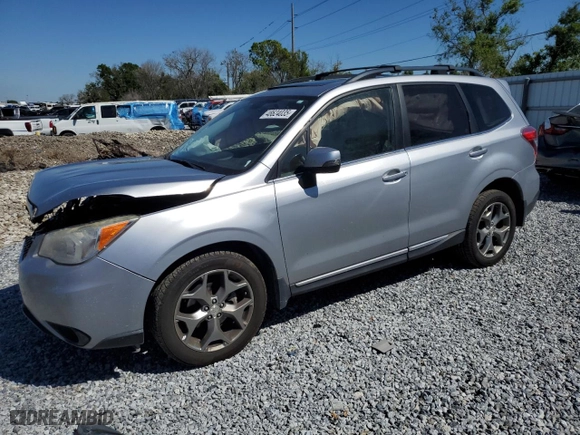 2015 Subaru Forester 2.5i Touring with VIN JF2SJAWC5FH497376, listed as a Copart auction lot 48624035 with 74,070 mi miles and Salvage Title. Bid and sale history available at carsss.com. Image 1.