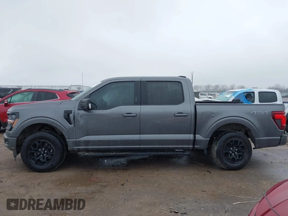 2024 Ford F-150 XLT with VIN 1FTFW3L52RKD43637, listed as a IAAI auction lot 41542868 with 29,468 mi miles. Bid and sale history available at carsss.com. Image 13.
