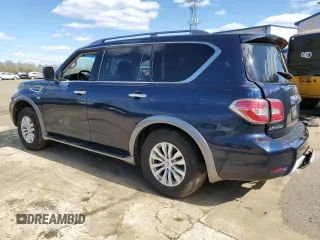 2017 Nissan Armada SV with VIN JN8AY2NC0H9503180, listed as a Copart auction lot 52064385 with Not Provided miles and Salvage Title. Bid and sale history available at DreamBid. Image 2.