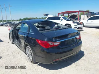 2013 Hyundai Sonata Limited with VIN 5NPEC4AC4DH722030, listed as a IAAI auction lot 41828152 with 162,524 mi miles and . Bid and sale history available at DreamBid. Image 3.