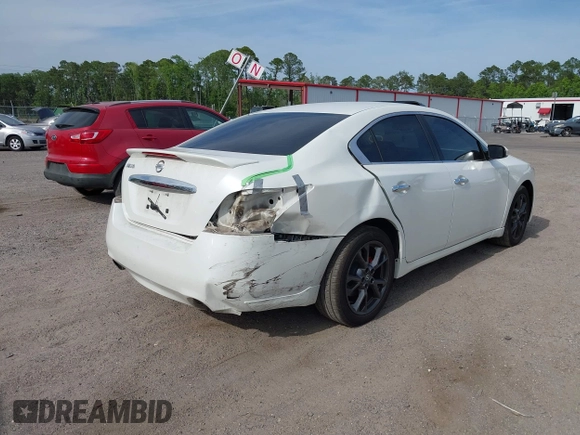 2014 Nissan Maxima SV z VIN 1N4AA5AP3EC466222, wystawiony jako IAAI lot #42176683 z przebiegiem 135 575 mil mil oraz . Historia ofert i sprzedaży dostępna na DreamBid. Obrazek 4.