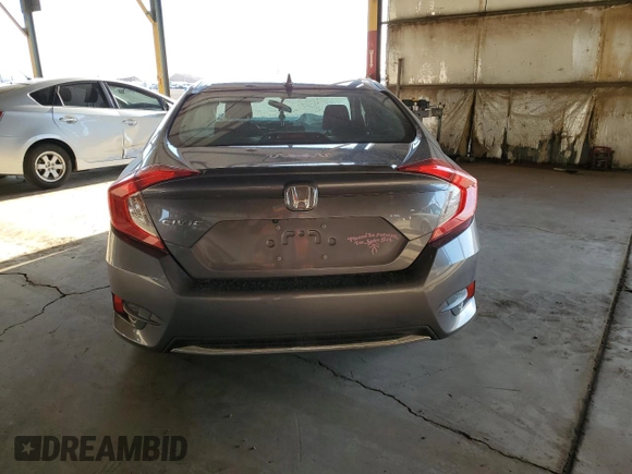 2020 Honda Civic Sedan EX with VIN 19XFC1F37LE205125, listed as a Copart auction lot 54004475 with 64,031 mi miles and Salvage Title. Bid and sale history available at carsss.com. Image 6.