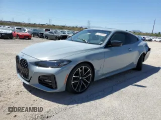 2022 BMW 4 Series 430i with VIN WBA53AP01NCH84963, listed as a Copart auction lot 72785144 with Not Provided miles and Salvage Title. Bid and sale history available at carsss.com. Image 1.