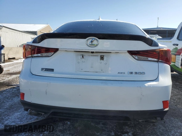2018 Lexus IS with VIN JTHC81D27J5032518, listed as a Copart auction lot 45505645 with 69,318 mi miles and Salvage Title. Bid and sale history available at carsss.com. Image 6.