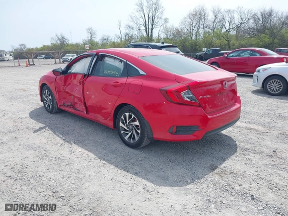 2016 Honda Civic Sedan EX with VIN 2HGFC2F72GH548171, listed as a IAAI auction lot 42048441 with 51,873 mi miles. Bid and sale history available at carsss.com. Image 3.