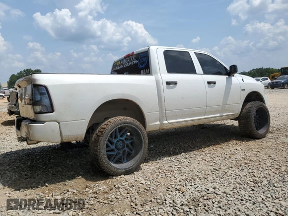 2012 Ram 1500 Express with VIN 1C6RD6KT5CS156721, listed as a Copart auction lot 61582295 with 262,984 mi miles and Salvage title. Bid and sale history available at DreamBid. Image 3.