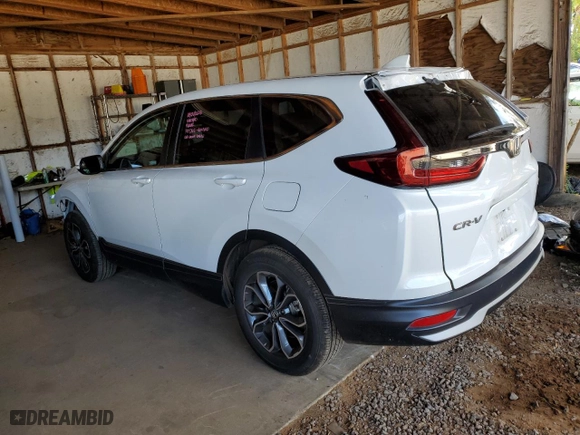 2022 Honda CR-V EX with VIN 2HKRW2H54NH613184, listed as a Copart auction lot 47480775 with 27,235 mi miles and Salvage Title. Bid and sale history available at carsss.com. Image 2.