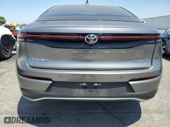 2024 Toyota Crown XLE with VIN JTDAAAAF3R3029482, listed as a Copart auction lot 59044565 with 7,544 mi miles and Salvage title. Bid and sale history available at DreamBid. Image 6.