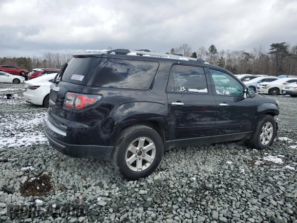 2016 GMC Acadia SLE with VIN 1GKKVPKDXGJ163301, listed as a Copart auction lot 46034825 with 191,336 mi miles and Salvage Title. Bid and sale history available at carsss.com. Image 3.