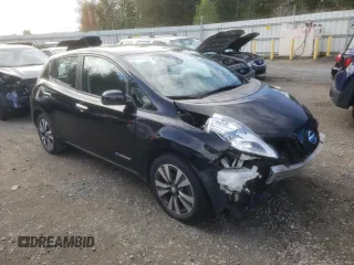 2015 Nissan LEAF SV with VIN 1N4AZ0CP1FC317091, listed as a Copart auction lot 71909263 with 35,621 mi miles. Bid and sale history available at carsss.com. Image 4.