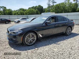 2018 BMW 5 Series 530e with VIN WBAJA9C5XJB033443, listed as a Copart auction lot 54876635 with Not provided miles and Salvage title. Bid and sale history available at DreamBid. Image 1.