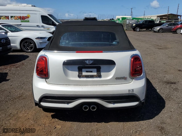 2024 MINI Convertible Cooper S with VIN WMW43DL08R3S00631, listed as a Copart auction lot 49013325 with NaN miles and Clean Title. Bid and sale history available at carsss.com. Image 6.