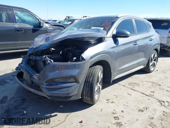 2018 Hyundai Tucson Sport with VIN KM8J33AL5JU770092, listed as a IAAI auction lot 41395349 with 101,395 mi miles. Bid and sale history available at carsss.com. Image 18.
