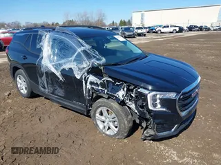 2024 GMC Terrain SLE with VIN 3GKALTEG4RL204534, listed as a IAAI auction lot 41763161 with 17,007 mi miles. Bid and sale history available at carsss.com. Image 1.