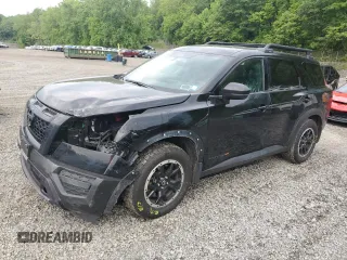 2024 Nissan Pathfinder Rock Creek with VIN 5N1DR3BD3RC227294, listed as a Copart auction lot 59034655 with 98,062 mi miles and Salvage title. Bid and sale history available at DreamBid. Image 1.