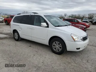 2012 Kia Sedona LX with VIN KNDMG4C75C6416415, listed as a Copart auction lot 51578585 with 115,296 mi miles and Salvage Title. Bid and sale history available at DreamBid. Image 4.