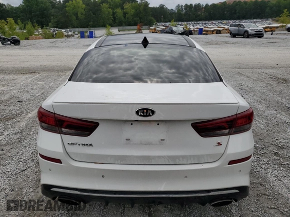 2019 Kia Optima LX with VIN 5XXGT4L35KG368419, listed as a Copart auction lot 59683315 with 80,449 mi miles and Salvage title. Bid and sale history available at DreamBid. Image 6.