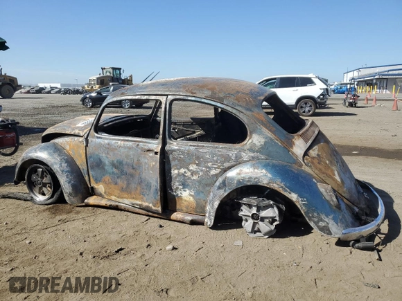 1965 Volkswagen Beetle with VIN 115503452, listed as a Copart auction lot 77280884 with Not Provided miles and Non Repairable. Bid and sale history available at DreamBid. Image 2.