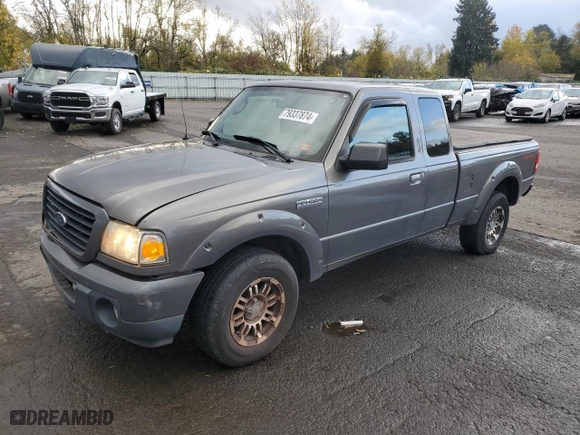 2008 Ford Ranger XLT with VIN 1FTYR44U28PA07032, listed as a Copart auction lot 79337874 with 163,312 mi miles and Salvage Title. Bid and sale history available at carsss.com. Image 1.