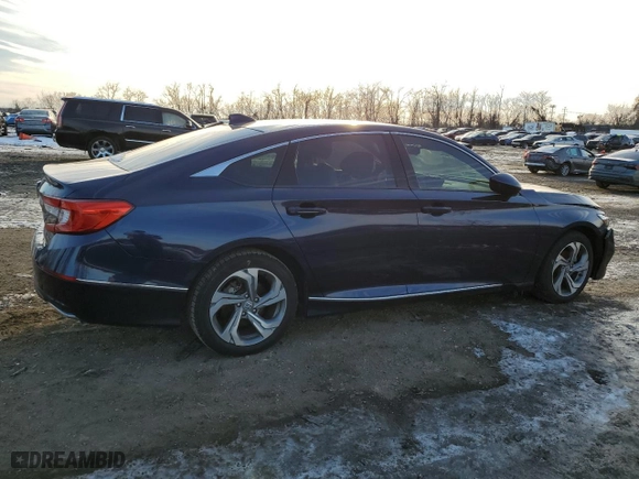 2020 Honda Accord Sedan EX with VIN 1HGCV1F49LA061040, listed as a Copart auction lot 89076395 with 40,808 mi miles and Salvage Title. Bid and sale history available at carsss.com. Image 3.
