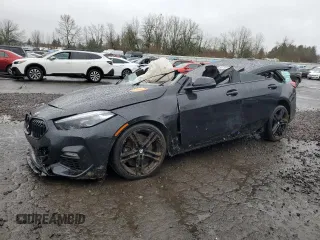 2021 BMW 2 Series 228i xDrive with VIN WBA73AK02M7H31762, listed as a Copart auction lot 46108105 with 29,970 mi miles and Salvage Title. Bid and sale history available at carsss.com. Image 1.
