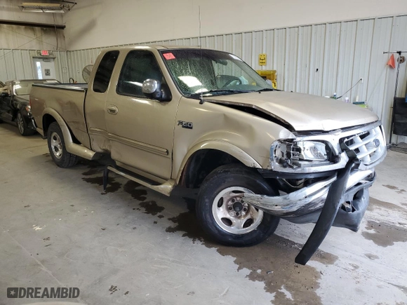 1999 Ford F-150 Work Series with VIN 1FTZX1720XNA76671, listed as a Copart auction lot 73330264 with 0 mi miles and Salvage Title. Bid and sale history available at carsss.com. Image 4.