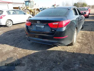 2015 Kia Optima LX with VIN 5XXGM4A75FG485653, listed as a IAAI auction lot 41082053 with 167,649 mi miles. Bid and sale history available at carsss.com. Image 15.